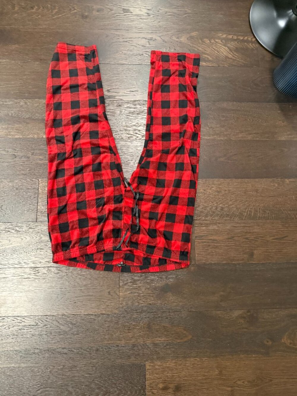 Just Love Women's 3X Red Black Buffalo Plaid Fleece Pajama Lounge Pants